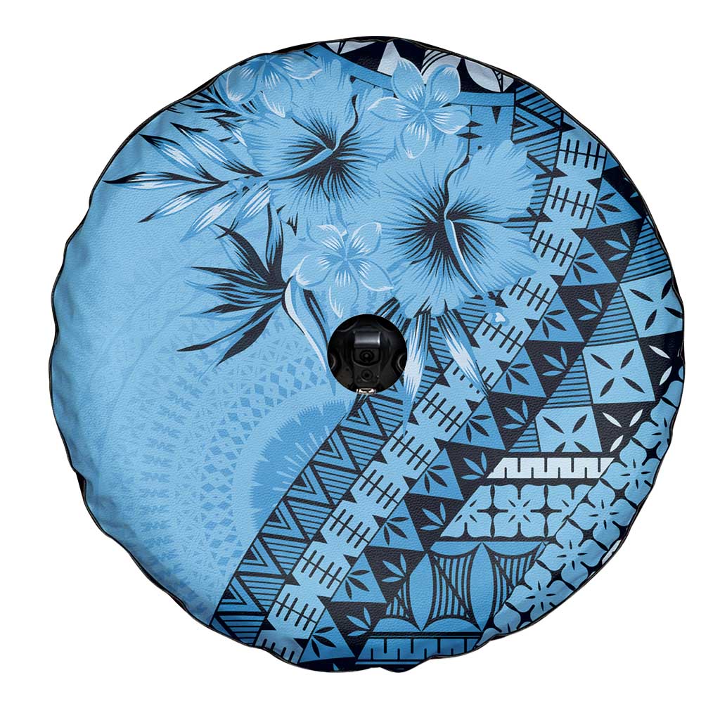 Bula Fiji Spare Tire Cover Turquoise Kaivity Masi Tapa