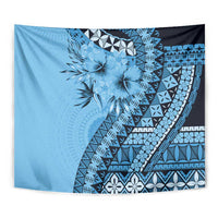 Bula Fiji Tapestry Turquoise Kaivity Masi Tapa