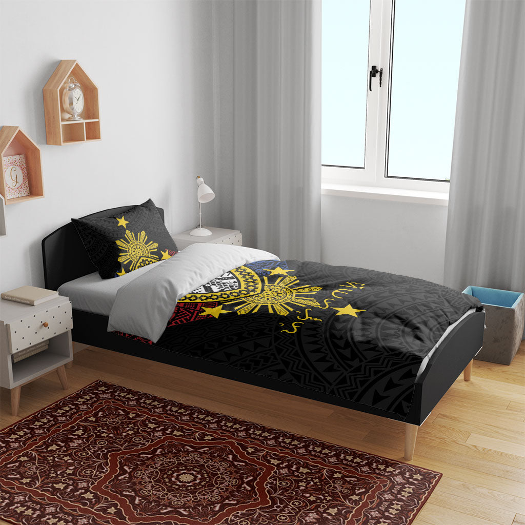 Philippines Heritage Baybayin Mix Polynesian Bedding Set LT7 - Polynesian Pride