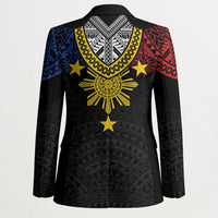 Philippines Heritage Baybayin Mix Polynesian Blazer LT7 - Polynesian Pride