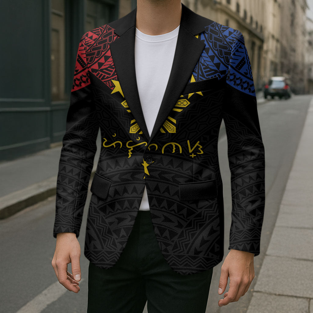 Philippines Heritage Baybayin Mix Polynesian Blazer LT7 - Polynesian Pride