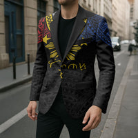 Philippines Heritage Baybayin Mix Polynesian Blazer LT7 - Polynesian Pride