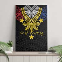 Philippines Heritage Baybayin Mix Polynesian Canvas Wall Art LT7 - Polynesian Pride
