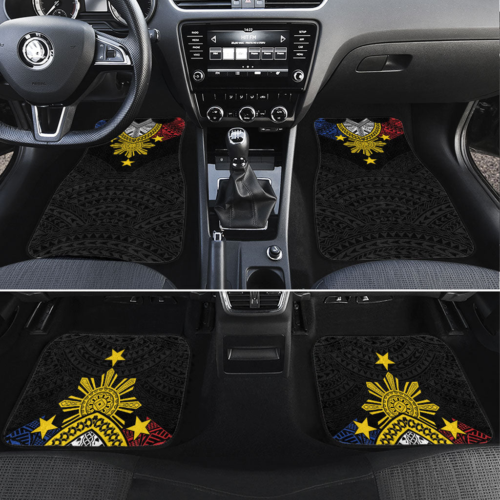 Philippines Heritage Baybayin Mix Polynesian Car Mats