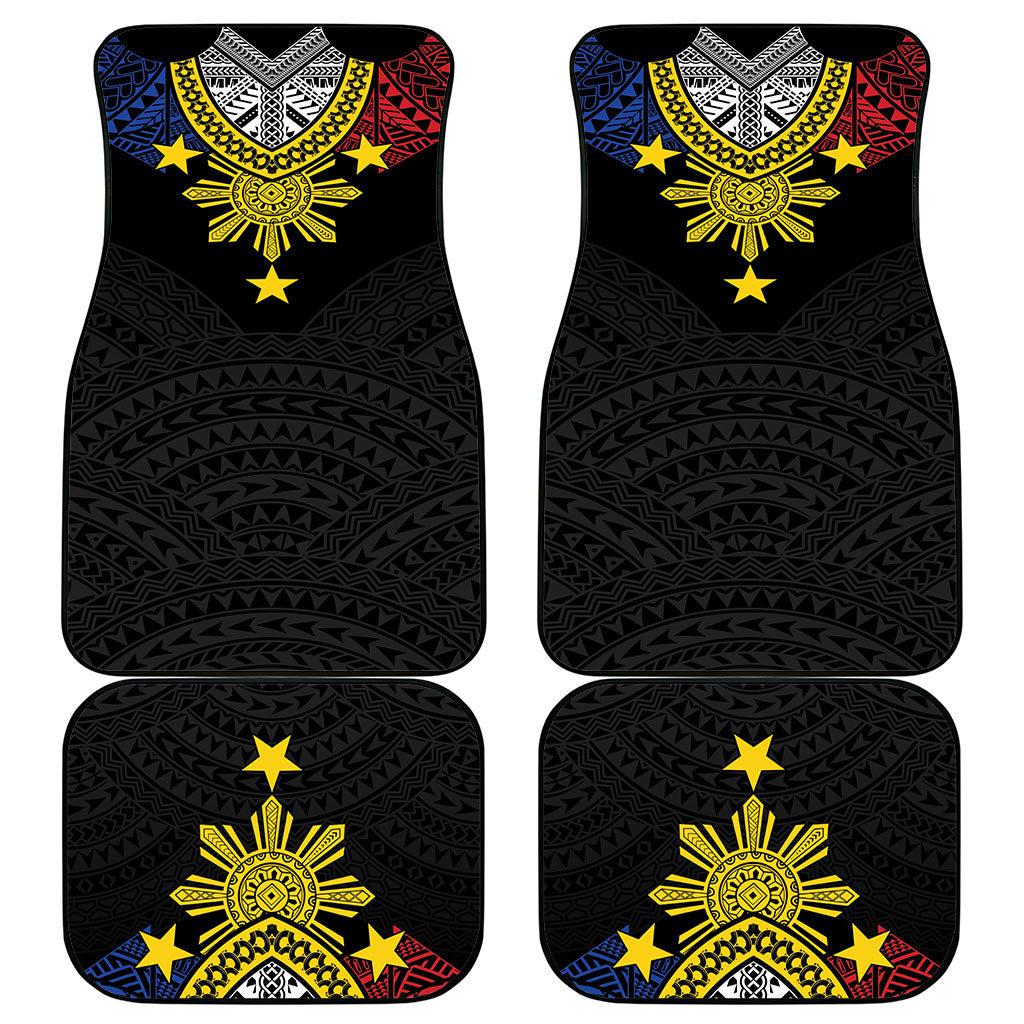 Philippines Heritage Baybayin Mix Polynesian Car Mats