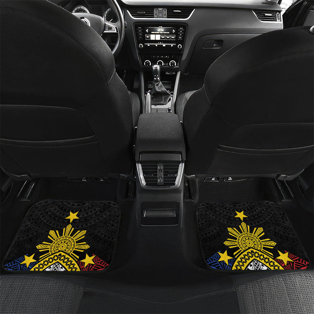 Philippines Heritage Baybayin Mix Polynesian Car Mats