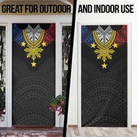 Philippines Heritage Baybayin Mix Polynesian Door Cover LT7 - Polynesian Pride