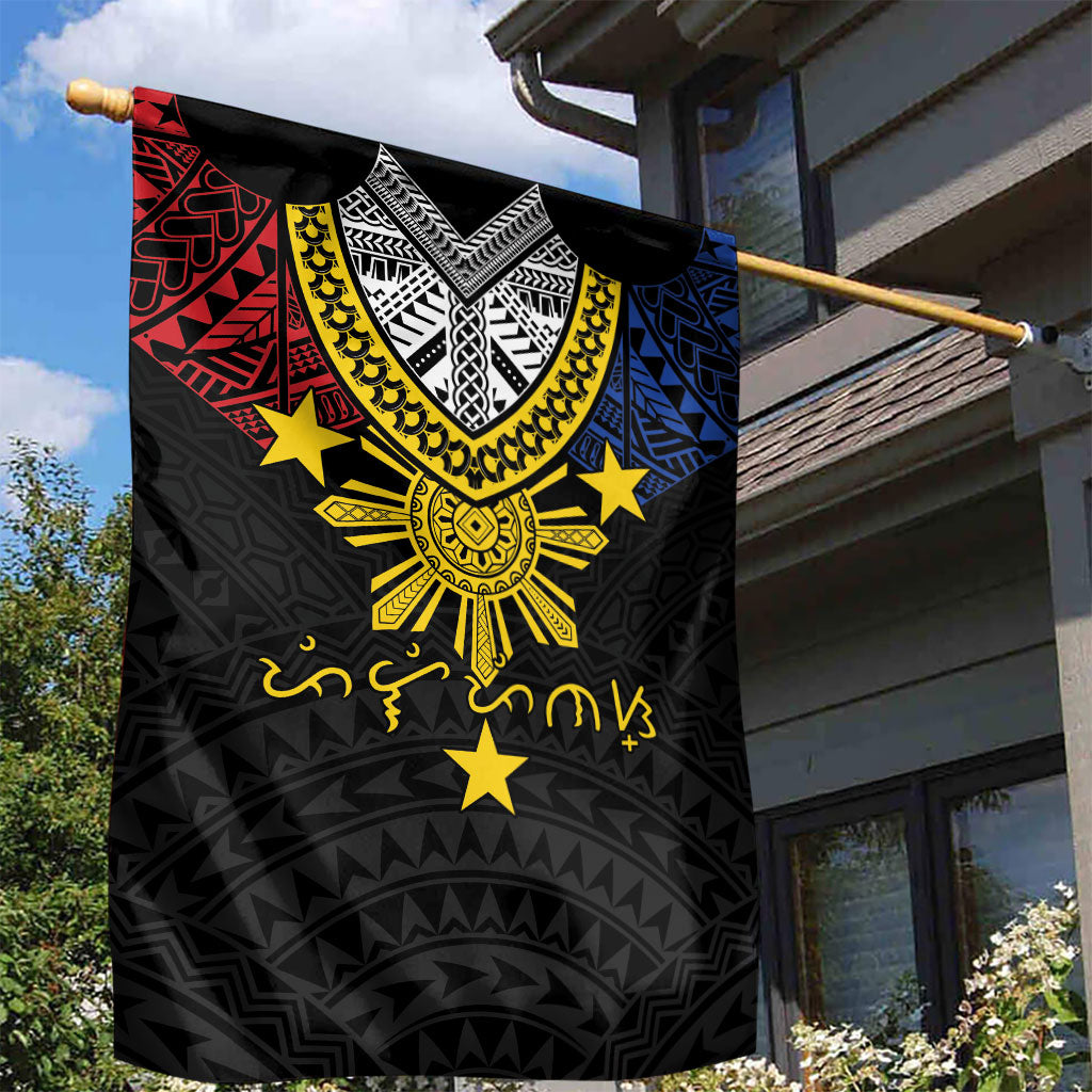 Philippines Heritage Baybayin Mix Polynesian Garden Flag LT7 - Polynesian Pride