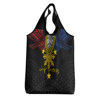 Philippines Heritage Baybayin Mix Polynesian Grocery Bag LT7 - Polynesian Pride