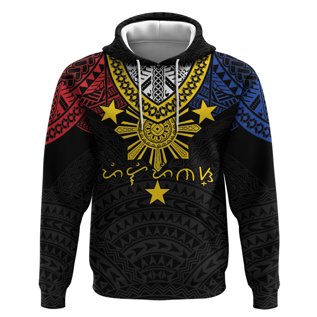 Philippines Heritage Baybayin Mix Polynesian Hoodie