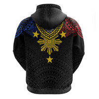 Philippines Heritage Baybayin Mix Polynesian Hoodie