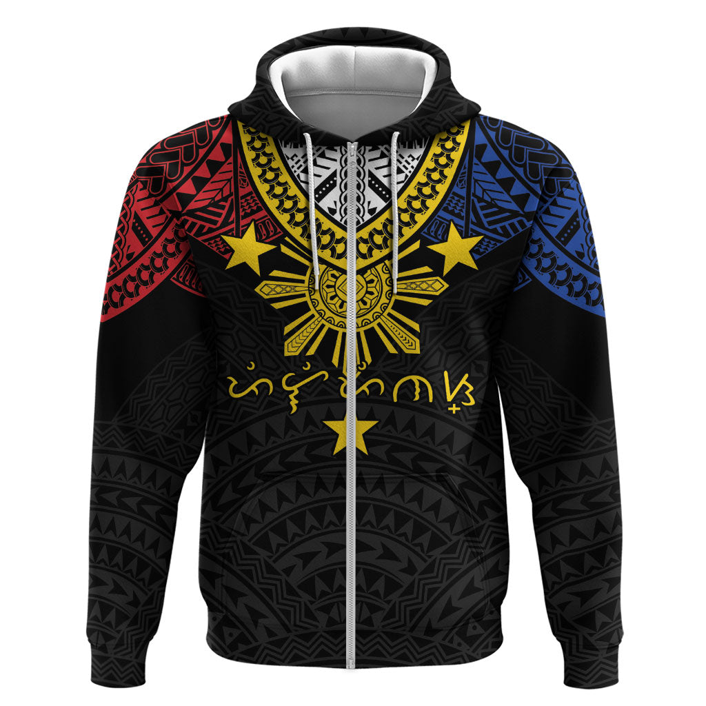 Philippines Heritage Baybayin Mix Polynesian Hoodie