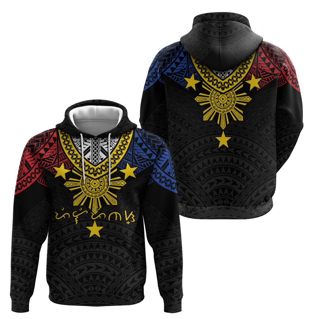 Philippines Heritage Baybayin Mix Polynesian Hoodie