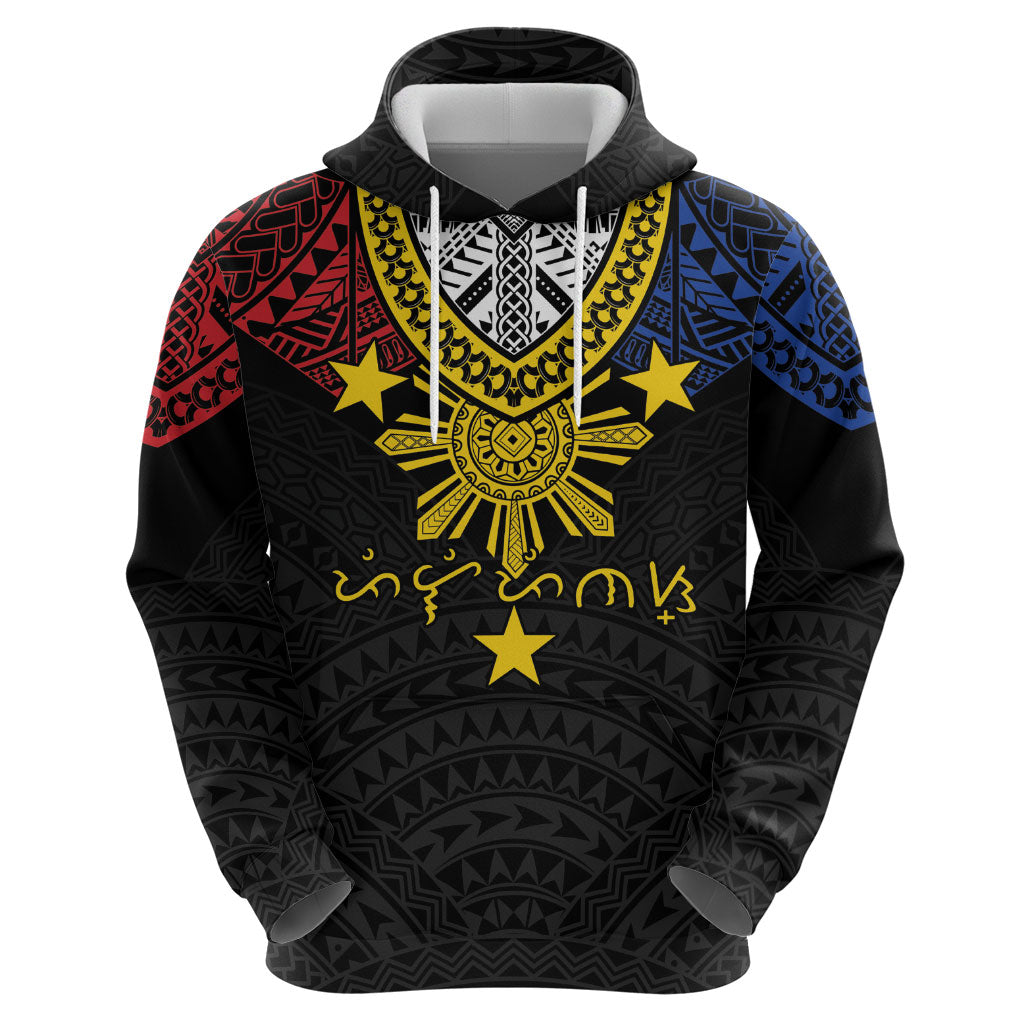 Philippines Heritage Baybayin Mix Polynesian Hoodie