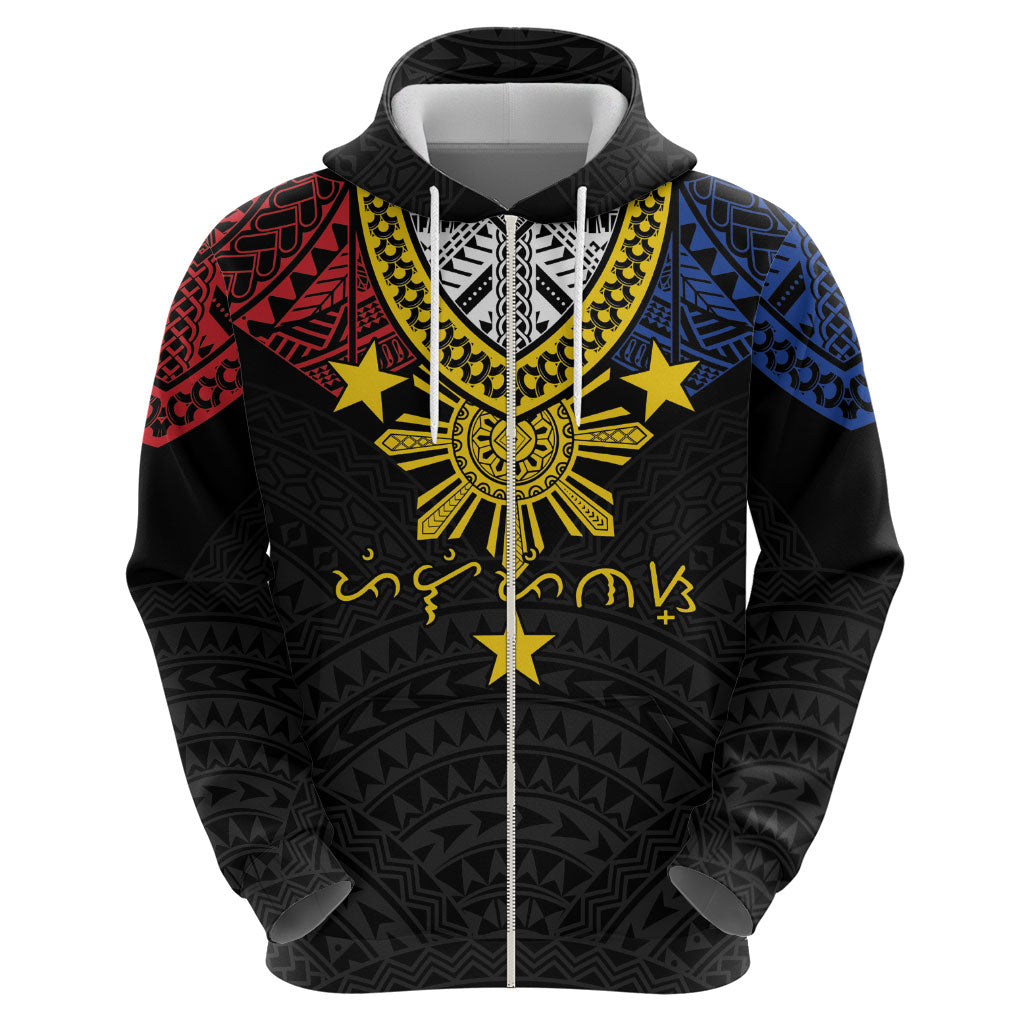 Philippines Heritage Baybayin Mix Polynesian Hoodie