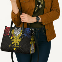 Philippines Heritage Baybayin Mix Polynesian Leather Bag LT7 - Polynesian Pride