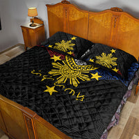 Philippines Heritage Baybayin Mix Polynesian Quilt Bed Set LT7 - Polynesian Pride