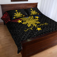 Philippines Heritage Baybayin Mix Polynesian Quilt Bed Set LT7 - Polynesian Pride