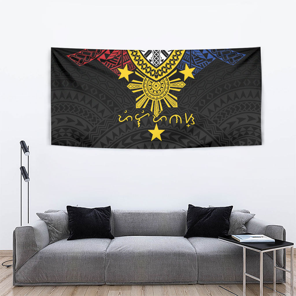 Philippines Heritage Baybayin Mix Polynesian Tapestry LT7 - Polynesian Pride