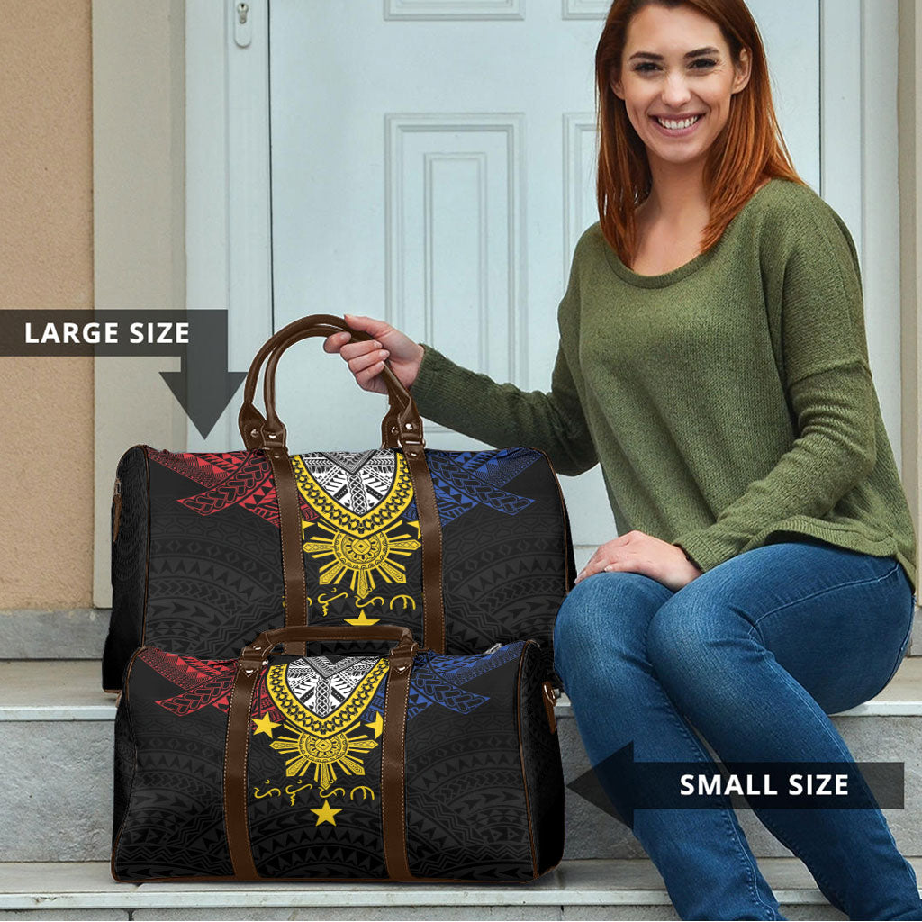 Philippines Heritage Baybayin Mix Polynesian Travel Bag LT7 - Polynesian Pride