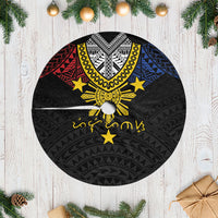 Philippines Heritage Baybayin Mix Polynesian Tree Skirt LT7 Casual Black - Polynesian Pride