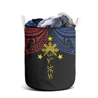Philippines Heritage Laundry Basket Baybayin Philipinas Sun LT7 - Polynesian Pride