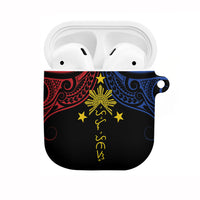 Philippines Heritage AirPods Case Baybayin Philipinas Sun LT7 Black - Polynesian Pride