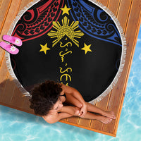 Philippines Heritage Beach Blanket Baybayin Philipinas Sun LT7 - Polynesian Pride