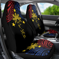 Philippines Heritage Car Seat Cover Baybayin Philipinas Sun LT7 - Polynesian Pride