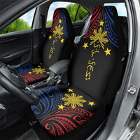 Philippines Heritage Car Seat Cover Baybayin Philipinas Sun LT7 - Polynesian Pride