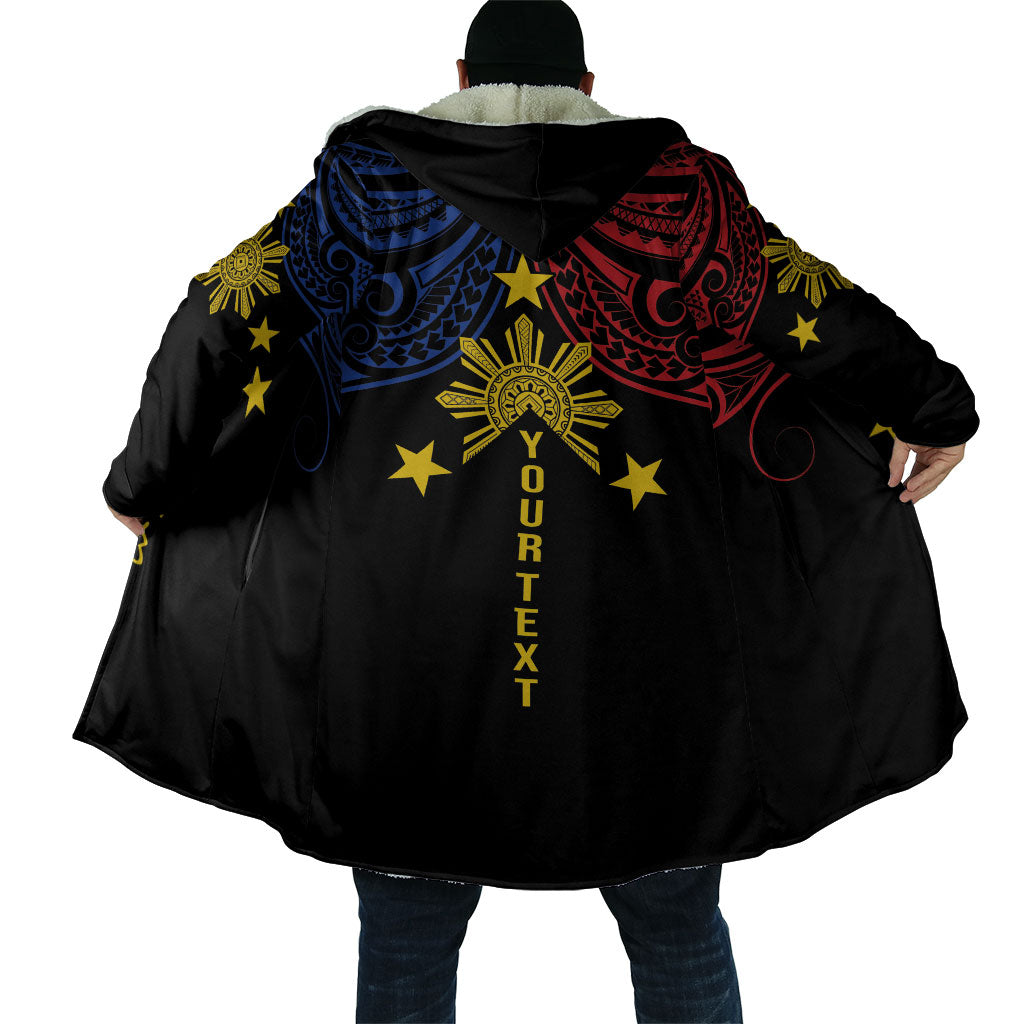 Philippines Heritage Personalized Cloak Baybayin Philipinas Sun LT7 - Polynesian Pride