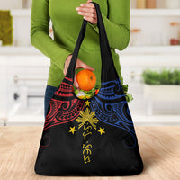 Philippines Heritage Grocery Bag Baybayin Philipinas Sun LT7 - Polynesian Pride