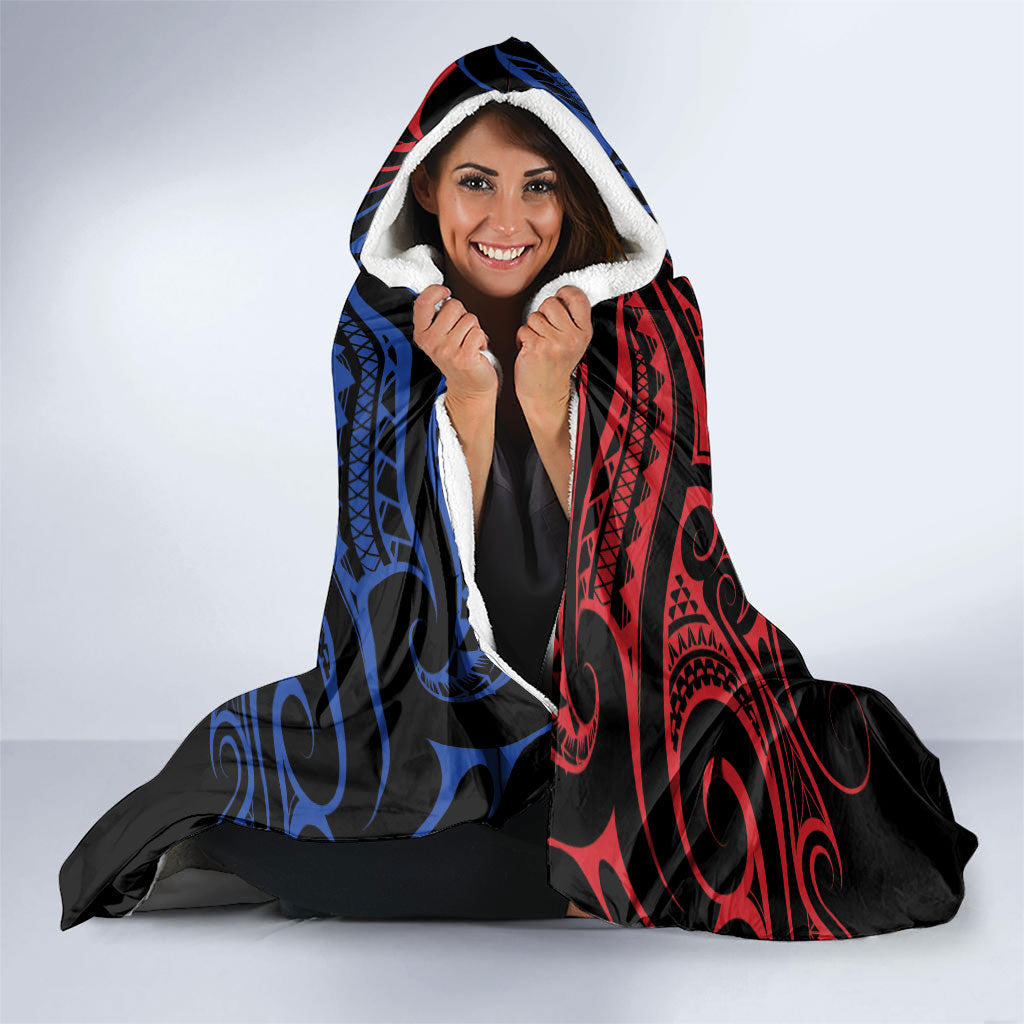 Philippines Heritage Hooded Blanket Baybayin Philipinas Sun LT7 - Polynesian Pride