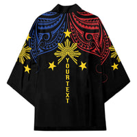 Philippines Heritage Personalized Kimono Baybayin Philipinas Sun LT7 - Polynesian Pride