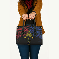 Philippines Heritage Leather Bag Baybayin Philipinas Sun LT7 - Polynesian Pride
