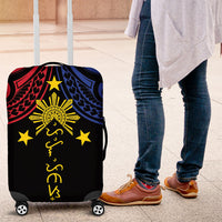 Philippines Heritage Luggage Cover Baybayin Philipinas Sun