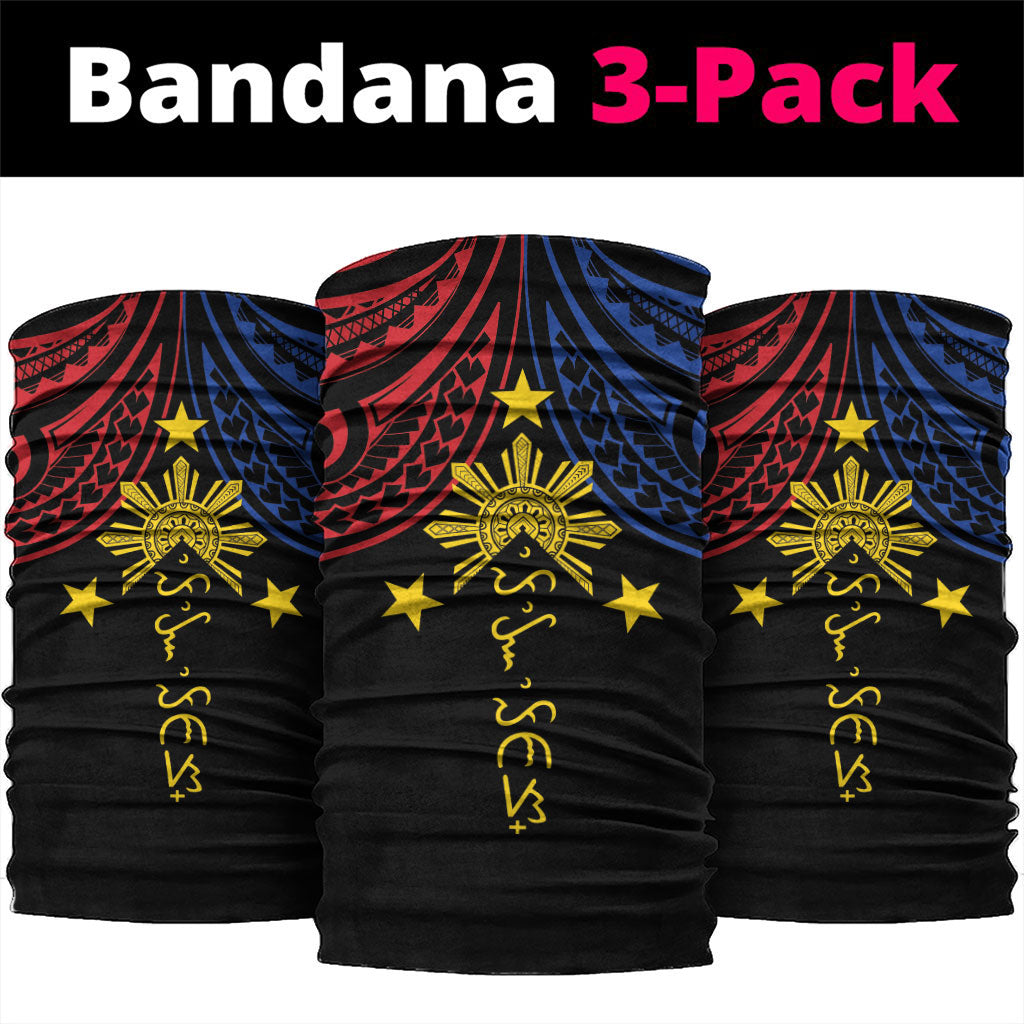 Philippines Heritage Neck Gaiter Baybayin Philipinas Sun