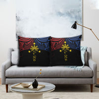 Philippines Heritage Pillow Cover Baybayin Philipinas Sun