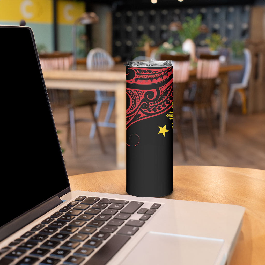 Philippines Heritage Skinny Tumbler Baybayin Philipinas Sun LT7 - Polynesian Pride