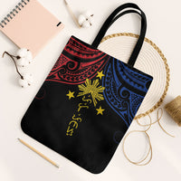 Philippines Heritage Tote Bag Baybayin Philipinas Sun LT7 Black Strap One Size Black - Polynesian Pride