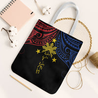 Philippines Heritage Tote Bag Baybayin Philipinas Sun LT7 White Strap One Size Black - Polynesian Pride