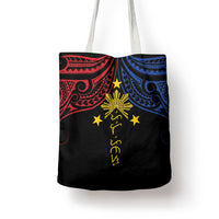 Philippines Heritage Tote Bag Baybayin Philipinas Sun LT7 - Polynesian Pride