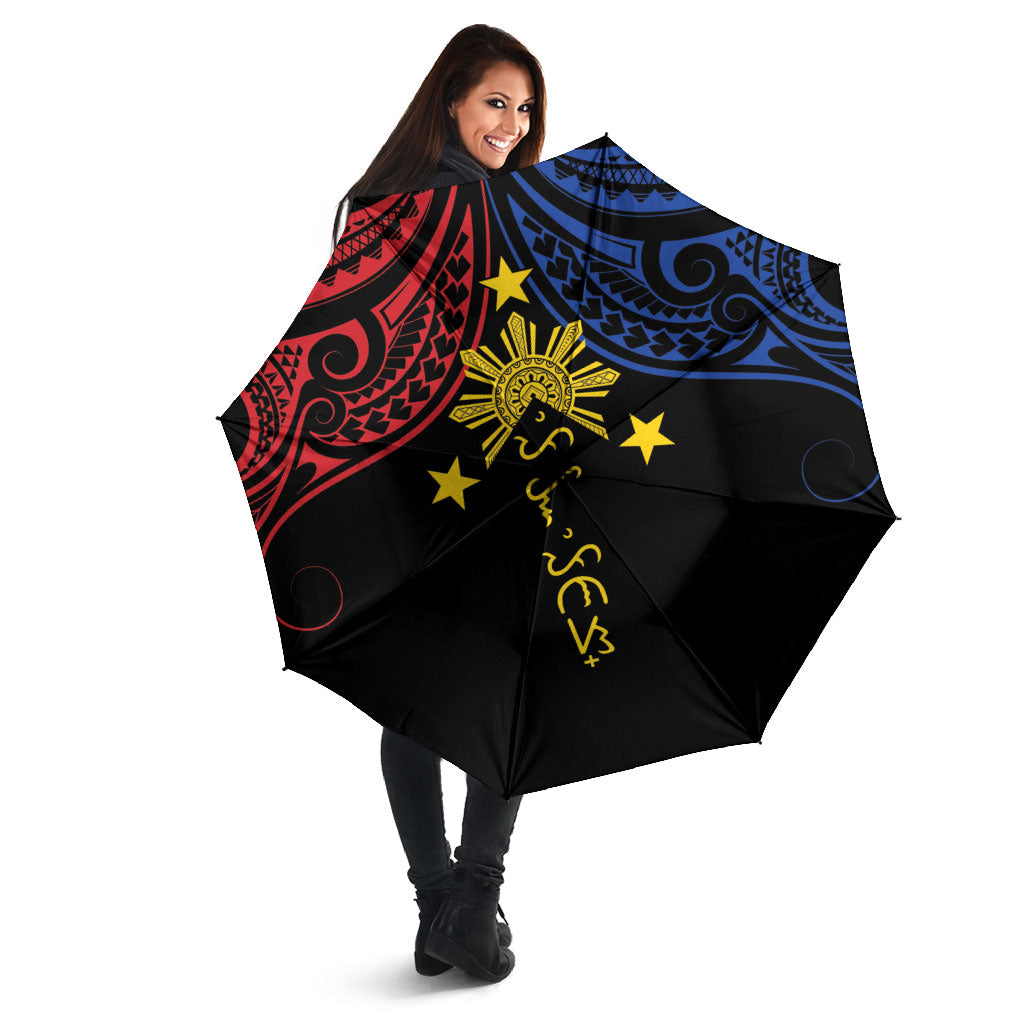 Philippines Heritage Umbrella Baybayin Philipinas Sun LT7 - Polynesian Pride
