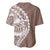 Polynesian Pride Baseball Jersey Polynesia Tribal - Tropical Brown LT7 - Polynesian Pride