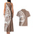 Polynesian Pride Couples Matching Tank Maxi Dress And Hawaiian Shirt Polynesia Tribal - Tropical Brown LT7 - Polynesian Pride