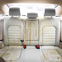 Samoa Lotu Tamaiti Mamanu Siapo Back Car Seat Cover Golden Plumeria - Polynesian Pride