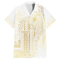 Samoa Lotu Tamaiti Mamanu Siapo Hawaiian Shirt Golden Plumeria LT7 Gold - Polynesian Pride