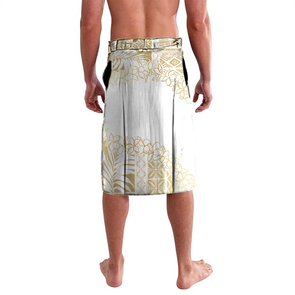 Samoa Lotu Tamaiti Mamanu Siapo Lavalava Golden Plumeria - Polynesian Pride