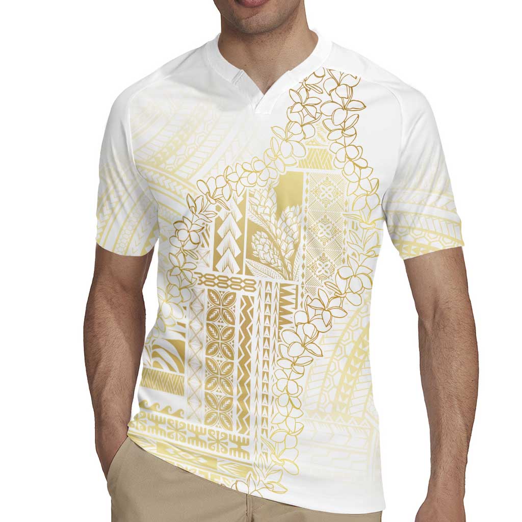 Samoa Lotu Tamaiti Mamanu Siapo Rugby Jersey Golden Plumeria LT7 - Polynesian Pride