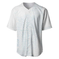 Samoa Lotu Tamaiti Mamanu Siapo Baseball Jersey Off White Plumeria - Polynesian Pride